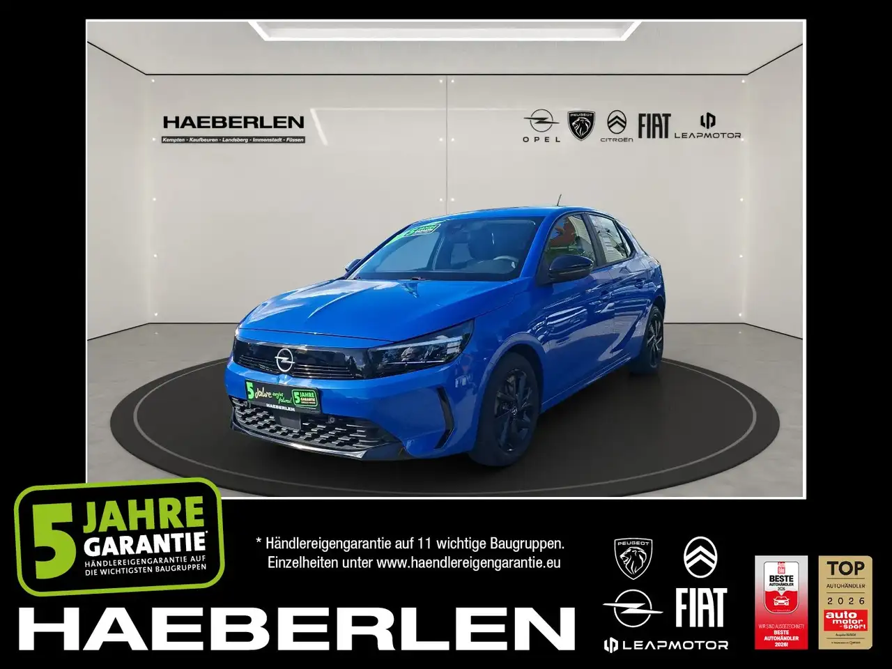 Opel Corsa F 1.2 Turbo SHZ+Kam.+LM+PDC+Facelift+SpurW — Kaufbeuren