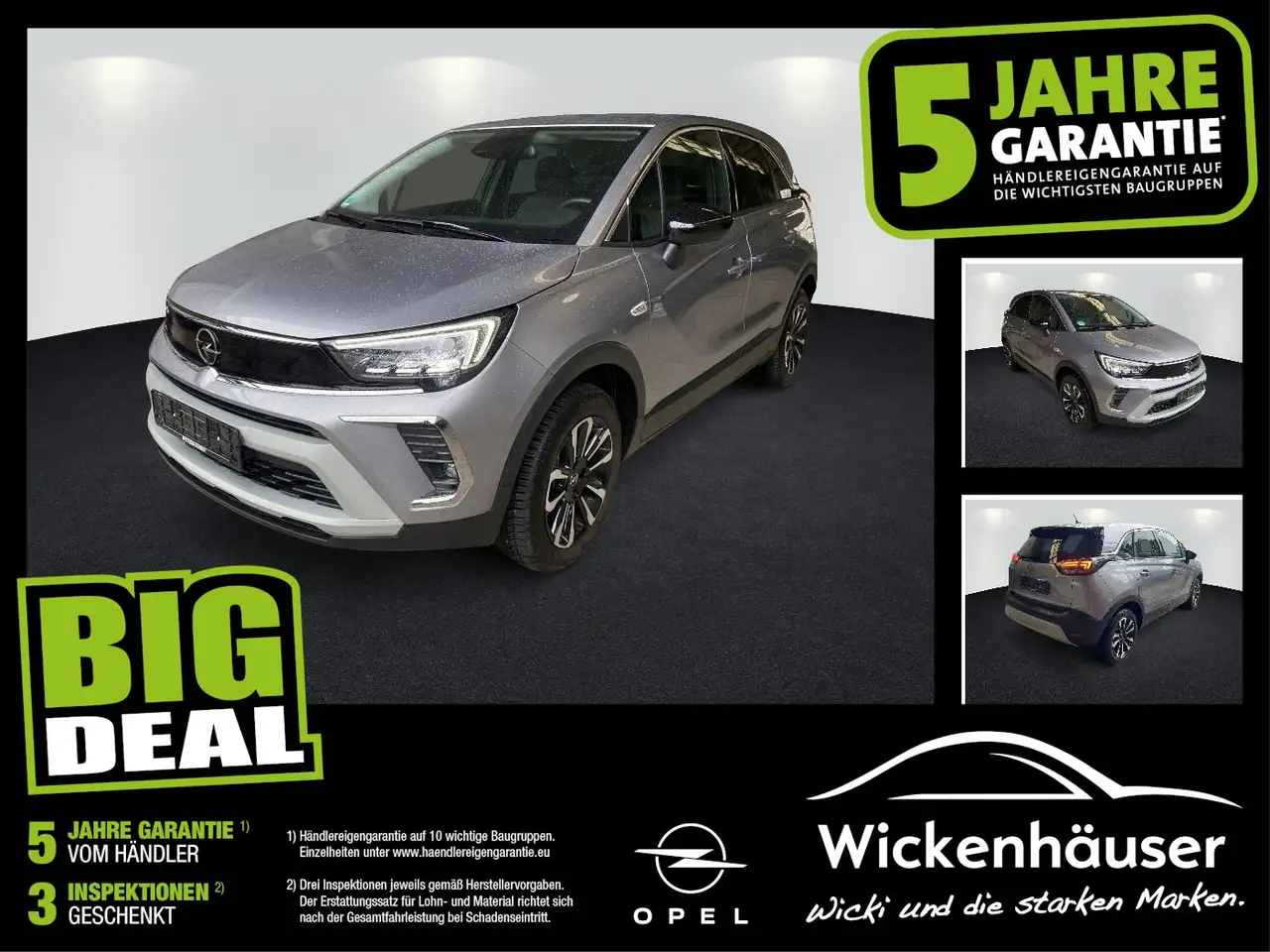Opel Crossland 1.2 Enjoy LED+Navi+2xKlima+Kam.+BT+Temp — Dachau