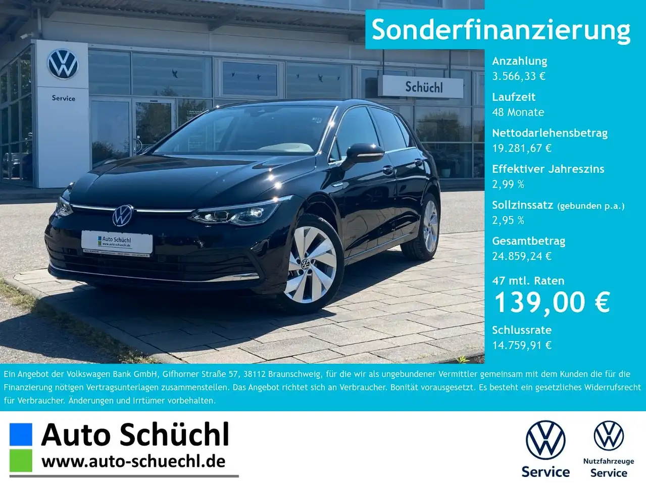 Volkswagen Golf 1.5 eTSI DSG Style APP-CONNECT+ACTIVE-INFO+ — Schrobenhausen