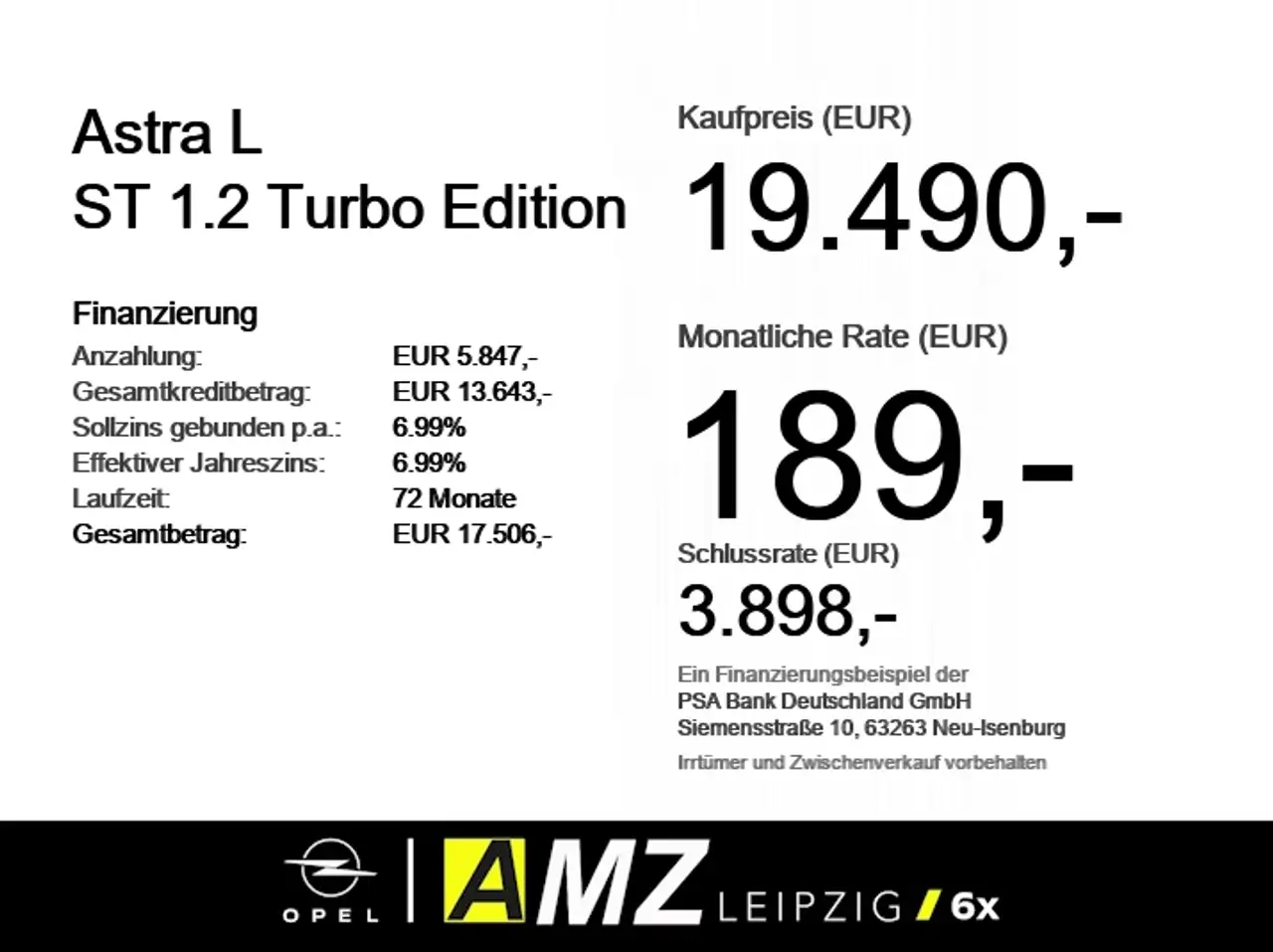 Opel Astra L ST 1.2 Turbo Edition *HU/AU neu* — Vehicle gallery 6