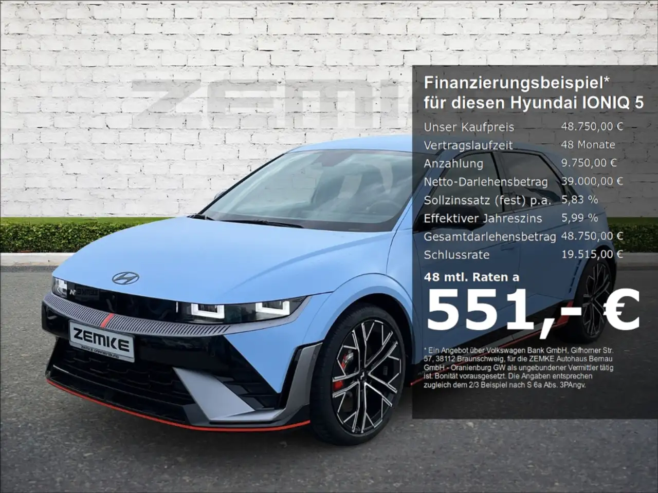 Hyundai IONIQ 5 N Elektro 4WD HUD Navi Digitales Cockpit Soundsyst — Oranienburg