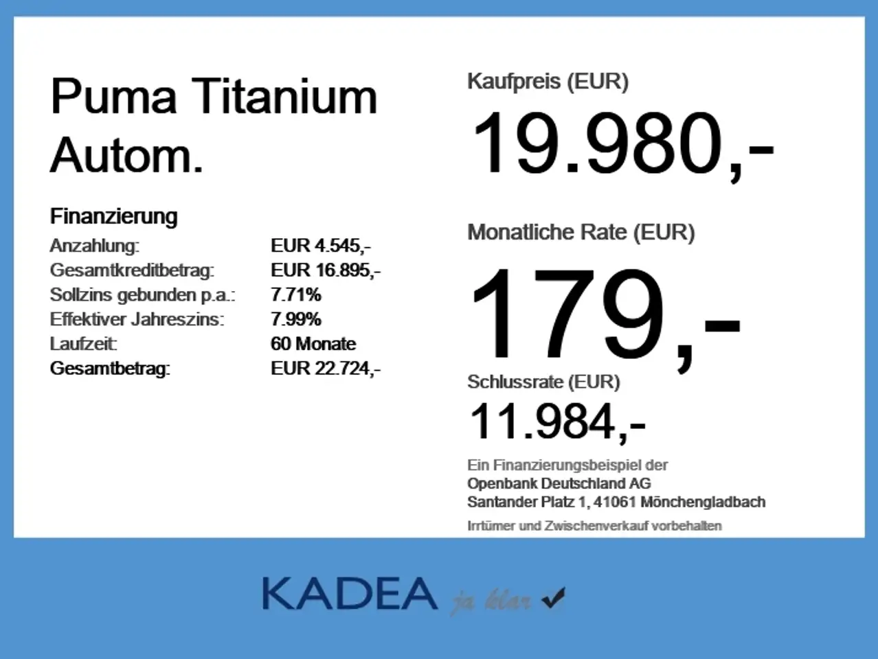 Ford Puma Titanium Autom. | ACC | AHK | Rundumkamera — Galerie du véhicule 6