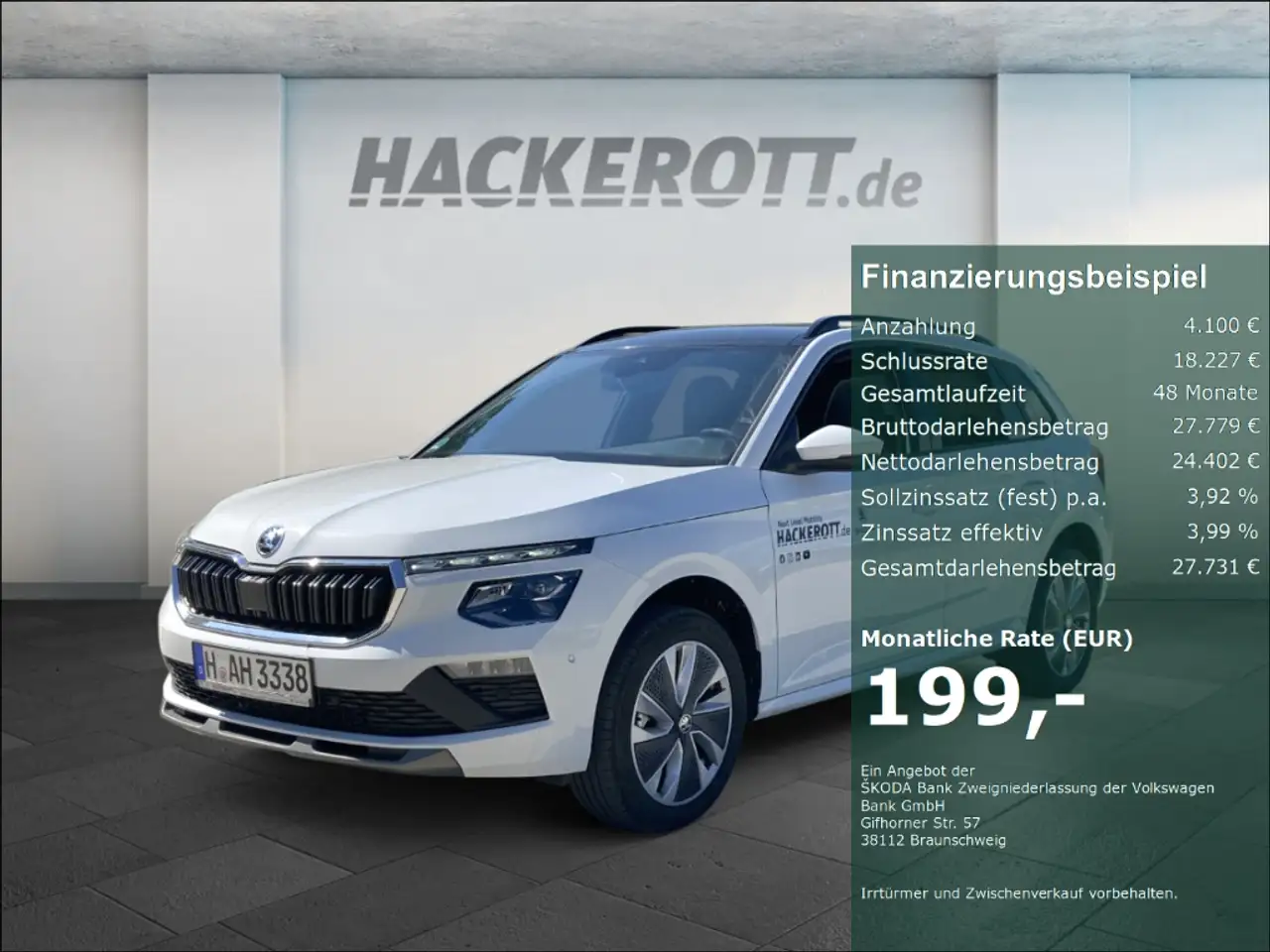 Skoda Kamiq Selection 1.5 TSI DSG Pano LED Alu — Burgwedel