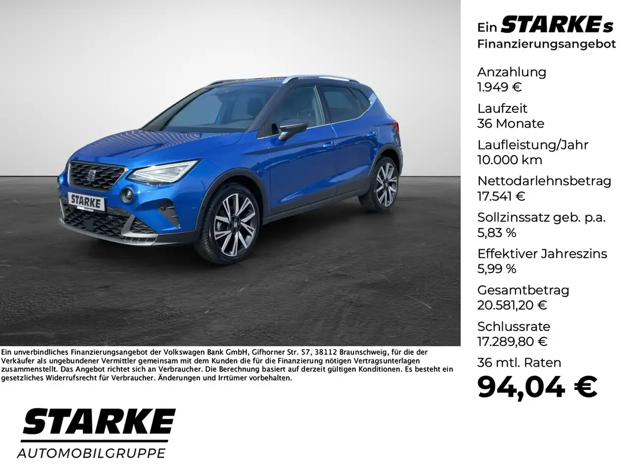 SEAT Arona FR 1.0 TSI 6-Gang — Vechta