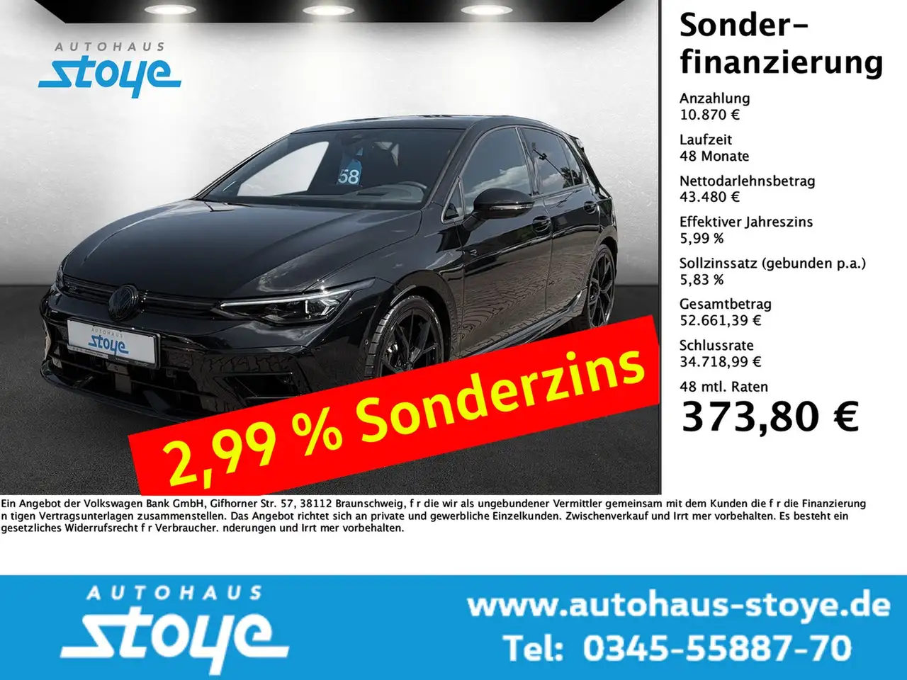 Volkswagen Golf R 4M Black Edition PANO Navi Akrapo Harm Kard Bla... — Halle