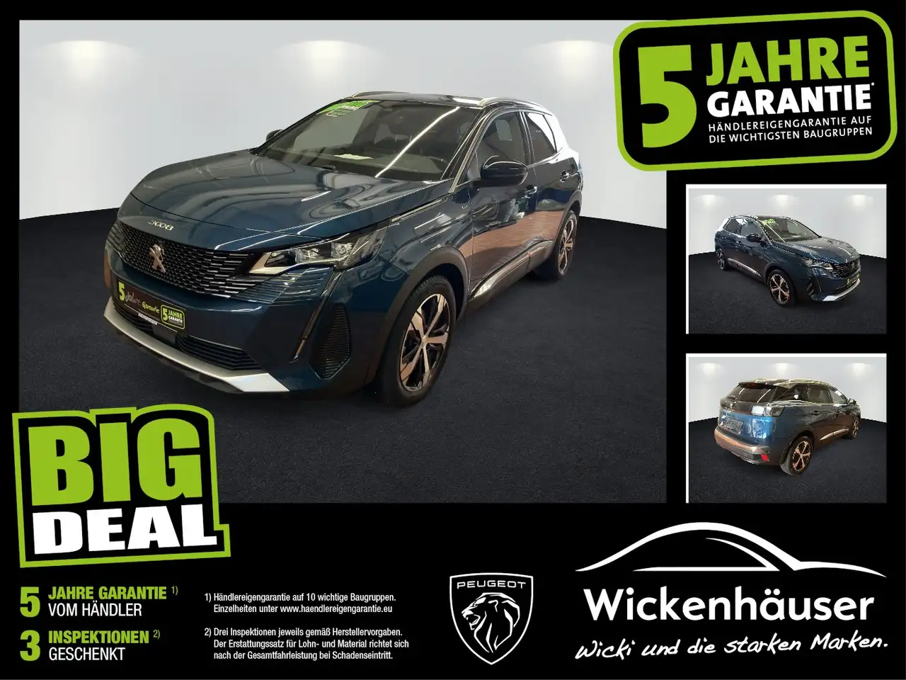 Peugeot 3008 1.2 PureTech 130 GT ACC+LED+Navi+SHZ+360 — München