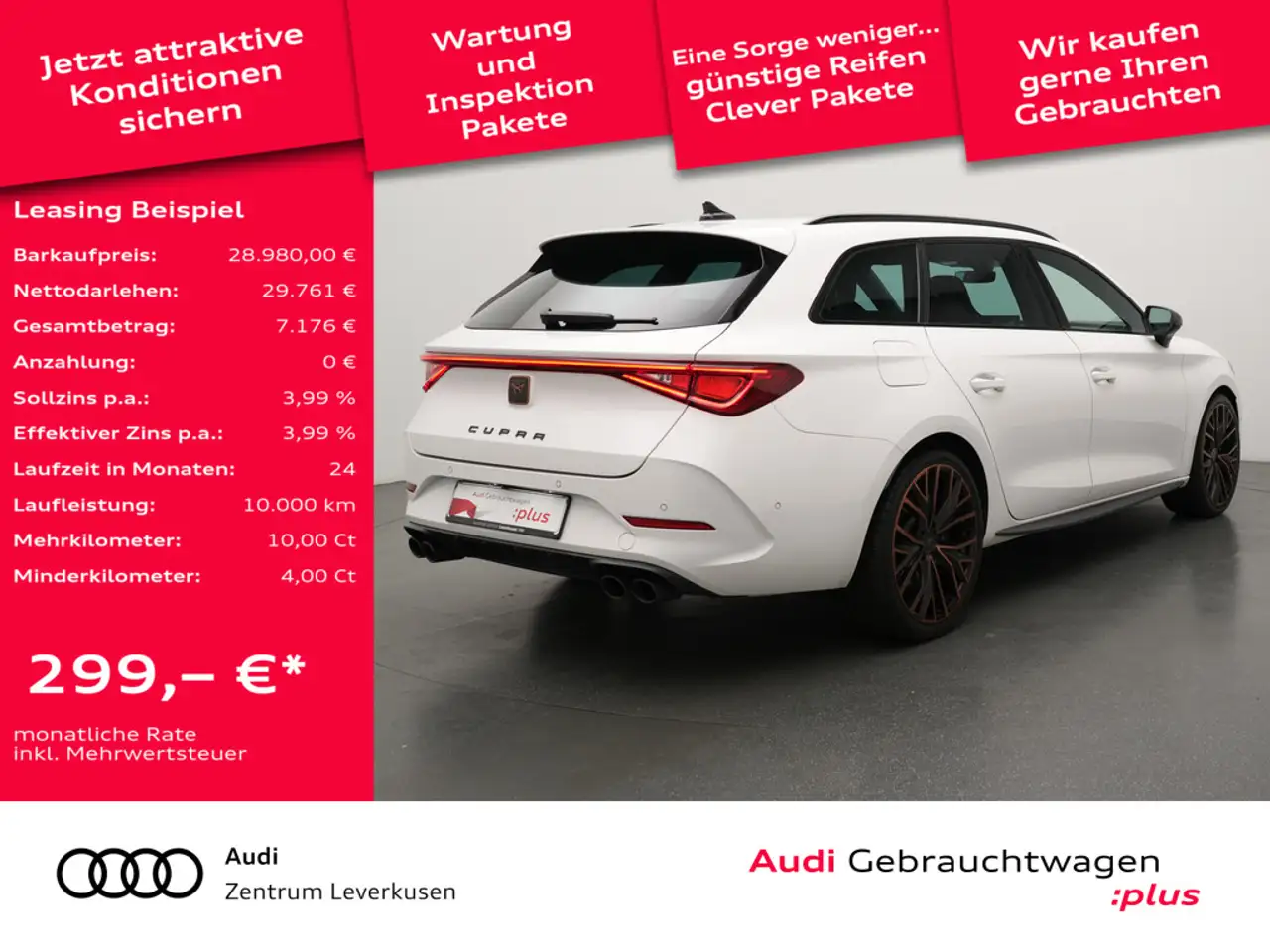 CUPRA Leon ST VZ 4Drive NAVI VIRT AHK ACC DCC LEDER — Vehicle gallery 2