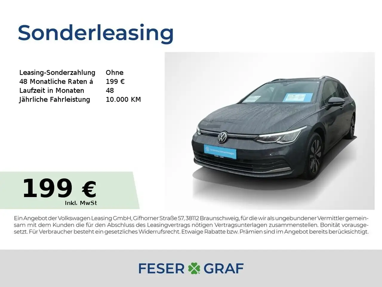 Volkswagen Golf 8 Var. 1.0 TSI Move Alu 16" LED Navi Sitzh. — Erlangen