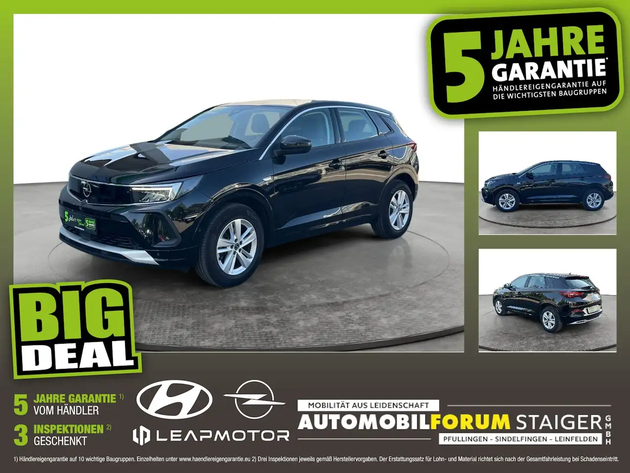 Opel Grandland 1.2 Turbo GS Line 2xKlima 360 AHK AUT — Pfullingen