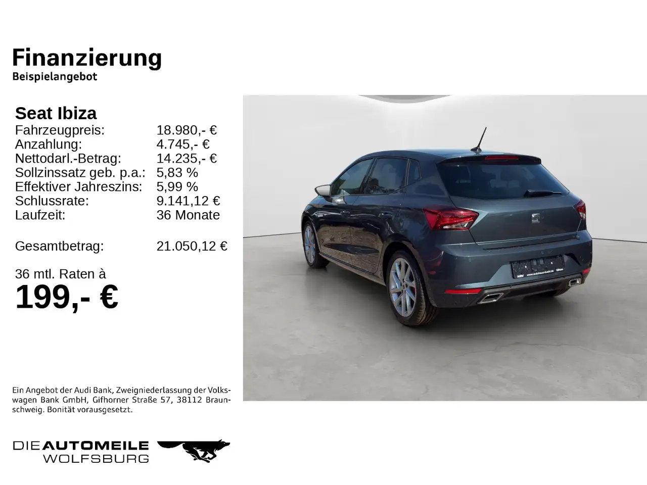 SEAT Ibiza 1.0 TSI FR LED/ACC/Kamera/App/Navi — معرض صور السيارة 2