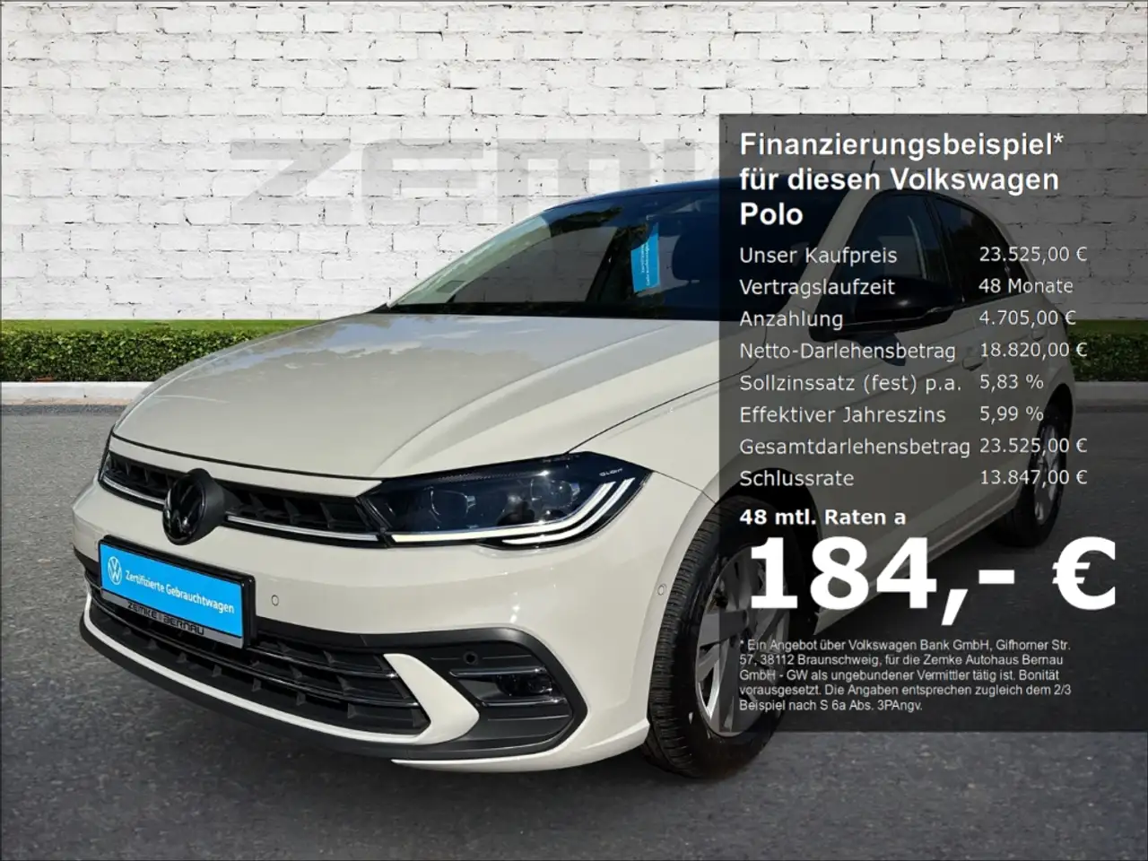 Volkswagen Polo VI 1.0 TSI DSG Style Navi Digitales Cockpit LED Bl — Bernau