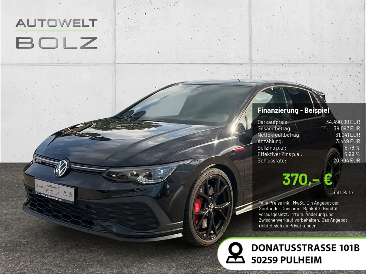 Volkswagen Golf VIII 2.0 TSI GTI Clubsport HUD NAVI PANO — Pulheim