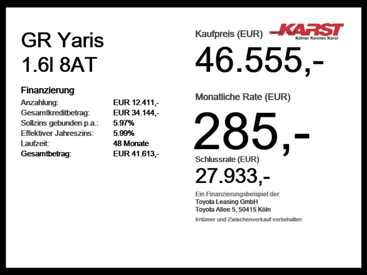 Toyota Yaris GR 1.6l 8AT 280 PS TOP HighPerf — Vehicle gallery 5