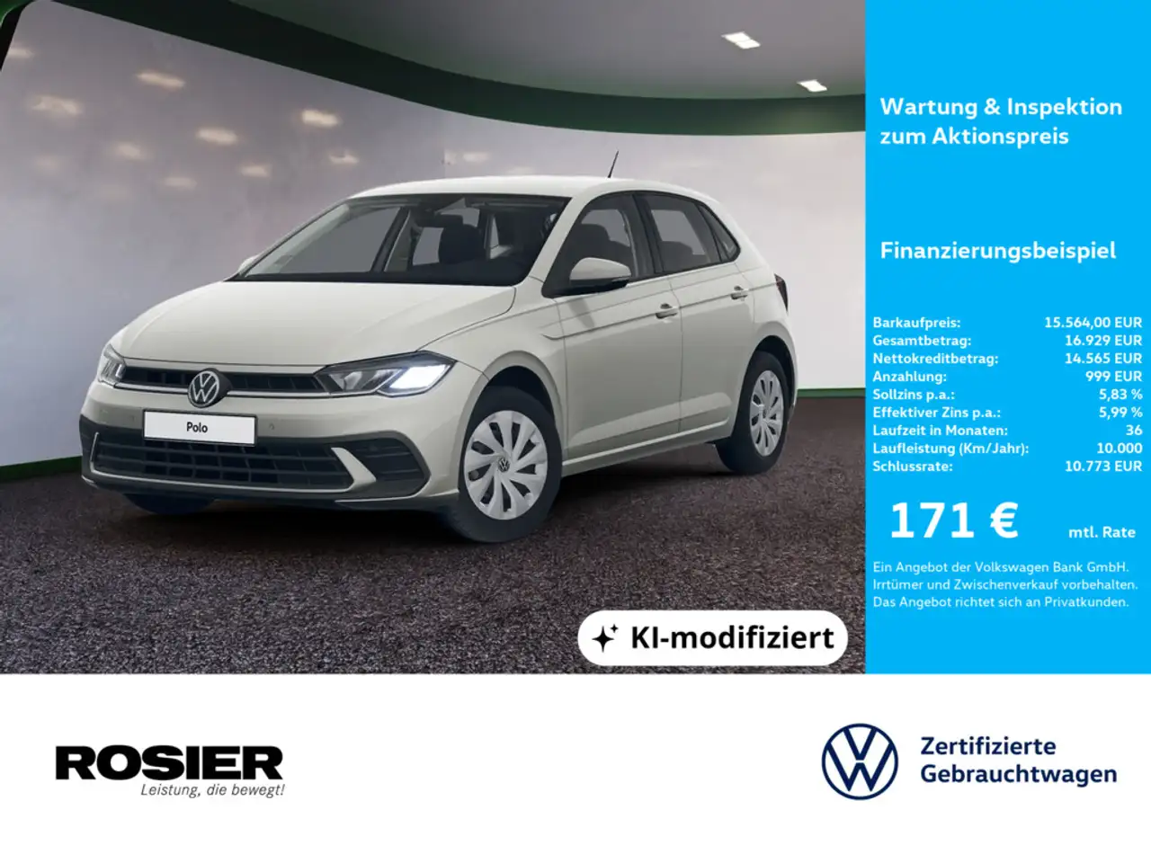 Volkswagen Polo 1.0 Life LED SPURH. KLIMA BT LEDERLENK. — Menden