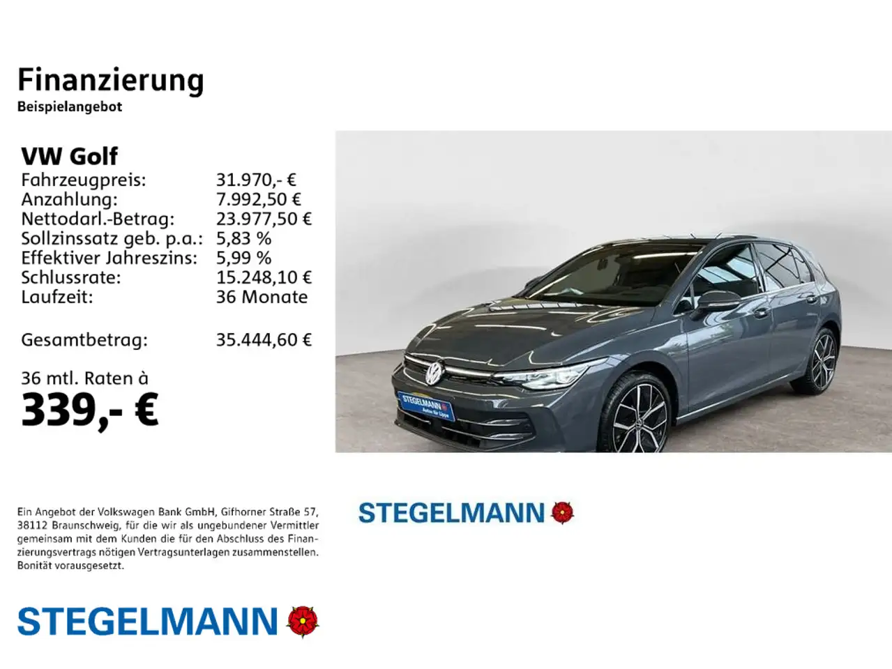 Volkswagen Golf VIII 1.5 eTSI DSG "50 Jahre" Edition — Galerie du véhicule 2