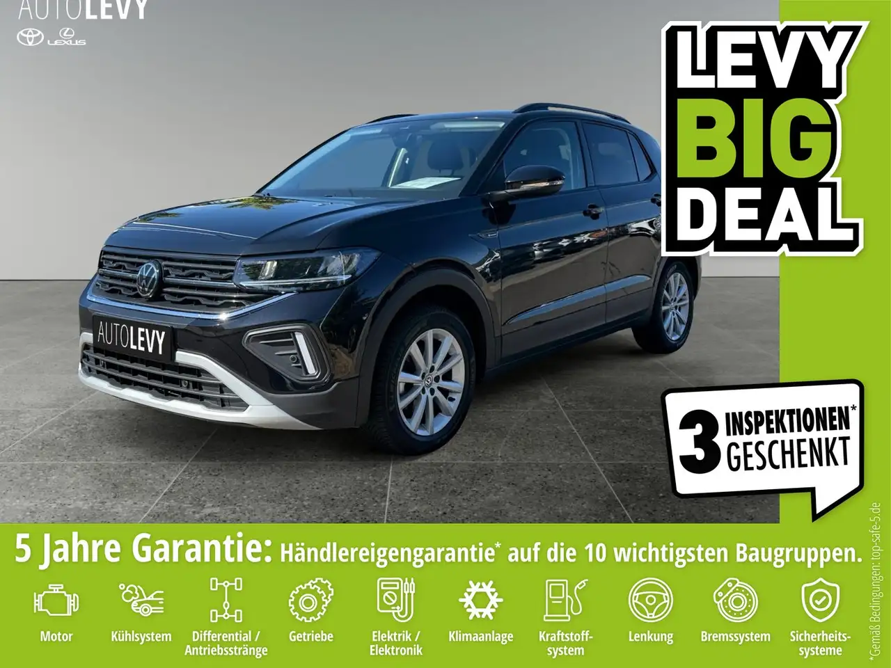 Volkswagen T-Cross 1.0 TSI LIFE +AHK+KLIMA+PDC+ACC+VIRTUAL+ — Euskirchen