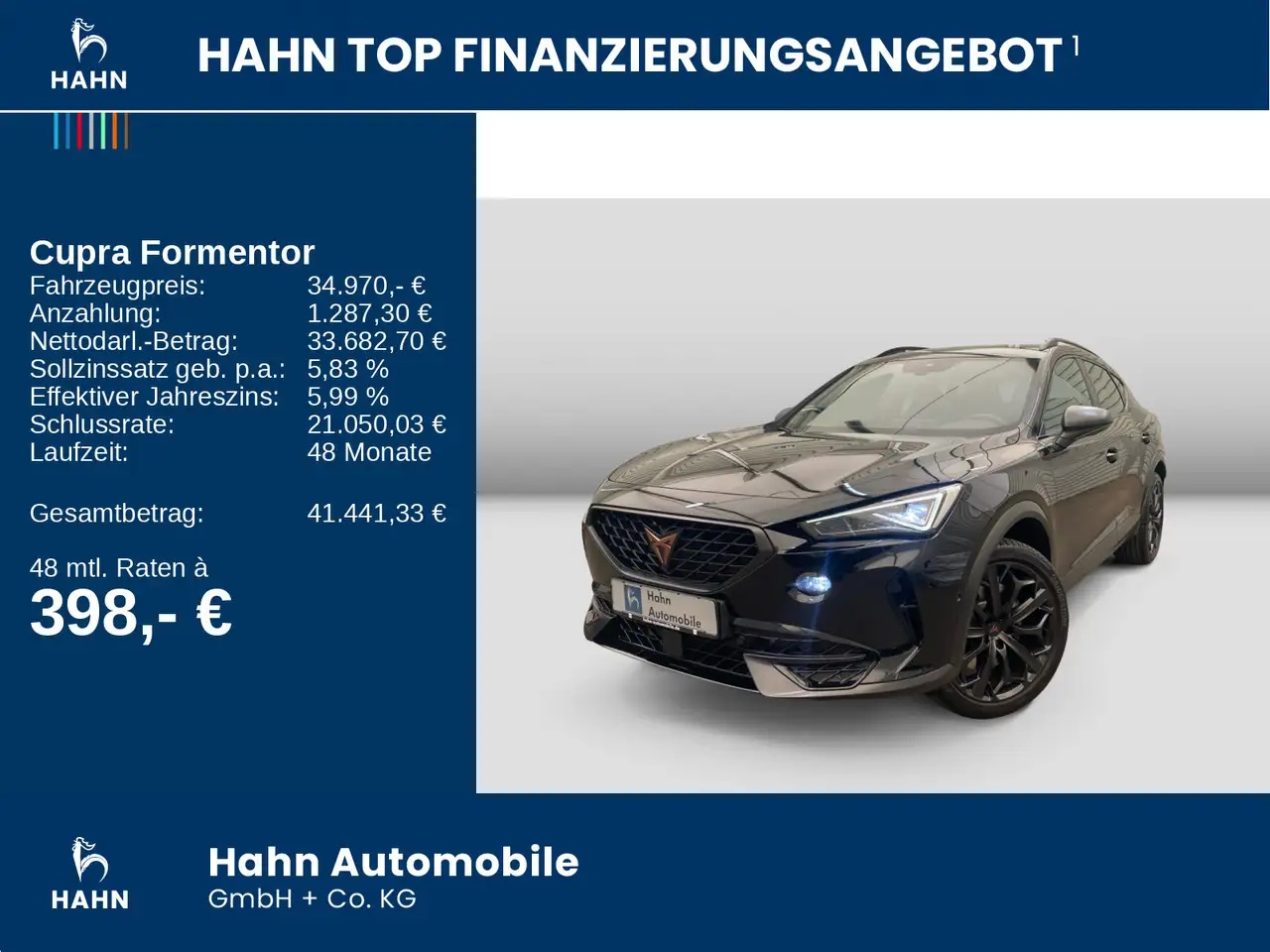 CUPRA Formentor 2.0 TSI DSG VZ Tribe Edition ACC Pano — Vehicle gallery 2
