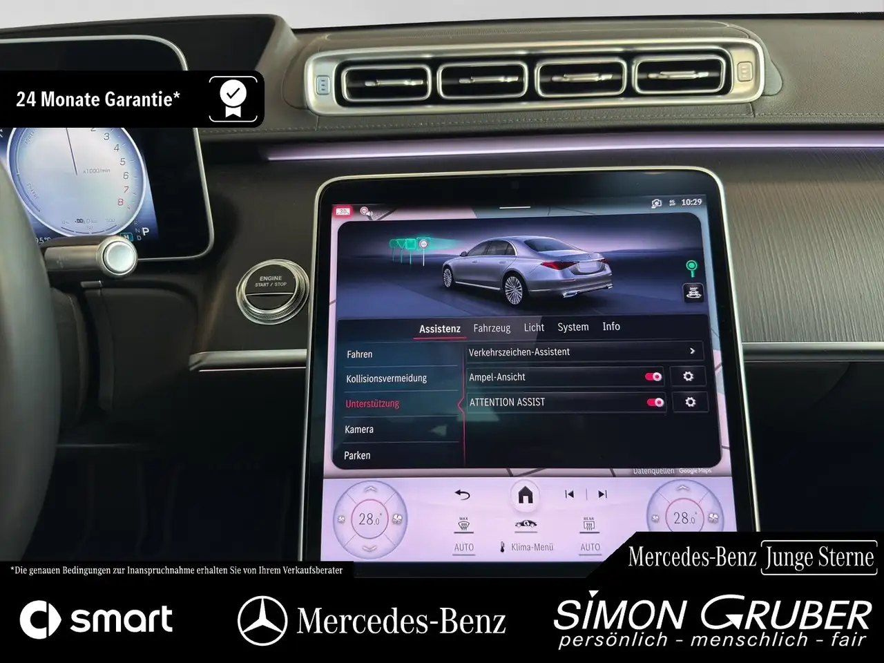 Mercedes-Benz S 450 e AMG Chauffeure 4*Massage Guard 360 Burm — Vehicle gallery 19