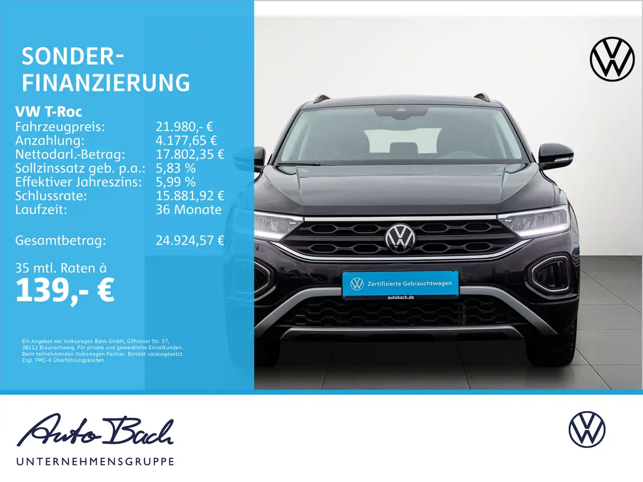Volkswagen T-Roc 1.0 TSI Life Navi LED Digital Cockpit EPH — Galería del vehículo 2